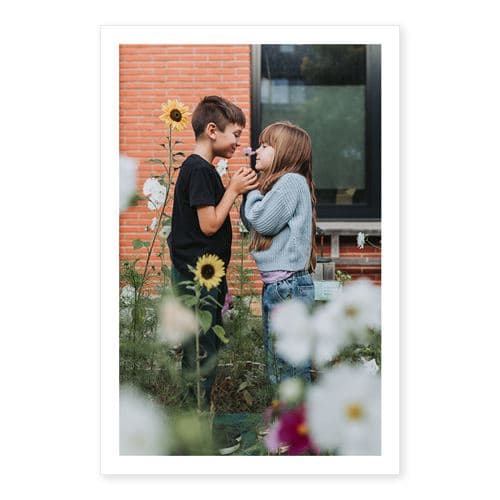 Hoogglans foto print